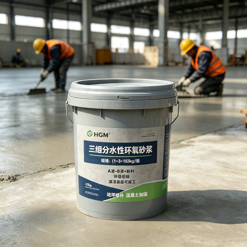 顺庆三组份水性环氧砂浆
